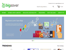 Tablet Screenshot of bigsaver.com